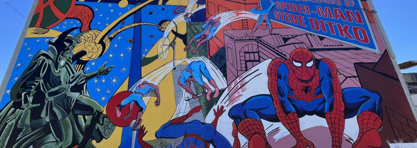 Steve Ditko Spider Man Mural Franklin Street